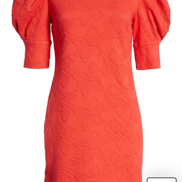 Lilly Pulitzer Knowles Dress in Ruby Red Knit Pucker Jacquard size Large NWT - Picture 2 of 10